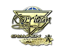 印花 | karrigan（金色，冠军） | 2022年安特卫普锦标赛