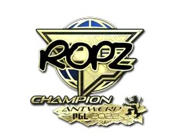 印花 | ropz（金色，冠军） | 2022年安特卫普锦标赛