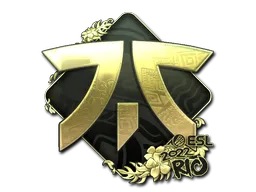 印花 | Fnatic（金色）| 2022年里约热内卢锦标赛