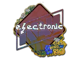 印花 | electronic（闪耀）| 2022年里约热内卢锦标赛