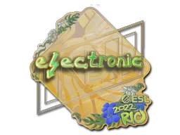 印花 | electronic（全息）| 2022年里约热内卢锦标赛