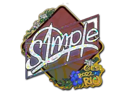 印花 | s1mple（闪耀）| 2022年里约热内卢锦标赛