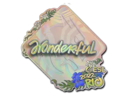 印花 | w0nderful(全息)| 2022年里约热内卢锦标赛