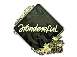 印花 | w0nderful(金色)| 2022年里约热内卢锦标赛