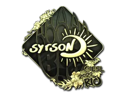 印花 | syrsoN（金色）| 2022年里约热内卢锦标赛