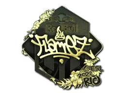 印花 | FlameZ（金色）| 2022年里约热内卢锦标赛