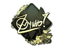 印花 | ZywOo(金色)| 2022年里约热内卢锦标赛