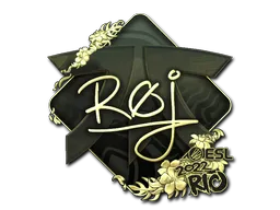 印花 | roeJ（金色）| 2022年里约热内卢锦标赛
