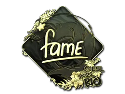 印花 | fame(金色)| 2022年里约热内卢锦标赛