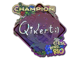 印花 | qikert(闪耀,冠军)| 2022年里约热内卢锦标赛