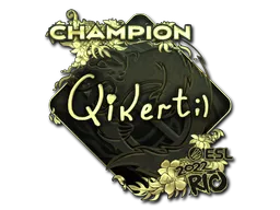 印花 | qikert（金色，冠军）| 2022年里约热内卢锦标赛