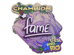印花 | fame（冠军）| 2022年里约热内卢锦标赛
