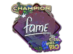 印花 | fame（闪耀，冠军）| 2022年里约热内卢锦标赛
