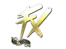 印花 | Fluxo（金色）| 2023年巴黎锦标赛