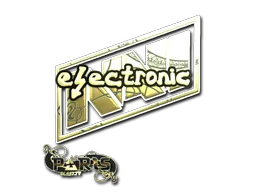 印花 | electronic（金色）| 2023年巴黎锦标赛