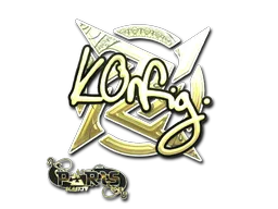 印花 | k0nfig（金色）| 2023年巴黎锦标赛