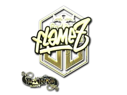 印花 | FlameZ(金色)| 2023年巴黎锦标赛
