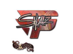 印花 | skullz（全息）| 2023年巴黎锦标赛