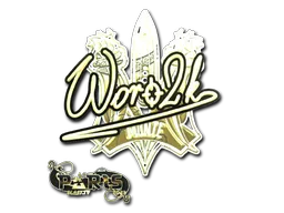 印花 | Woro2k（金色）| 2023年巴黎锦标赛