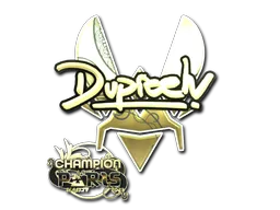 印花 | dupreeh（金色，冠军）| 2023年巴黎锦标赛