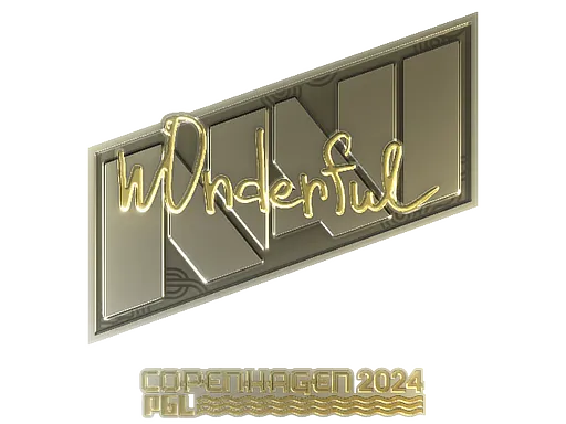 印花 | w0nderful（金色）| 2024年哥本哈根锦标赛
