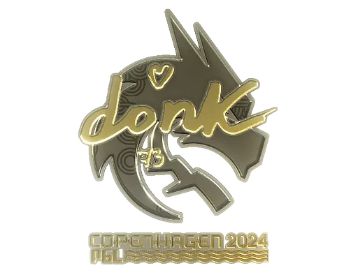 印花 | donk(金色)| 2024年哥本哈根锦标赛