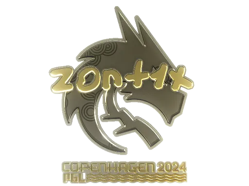 印花 | zont1x（金色）| 2024年哥本哈根锦标赛