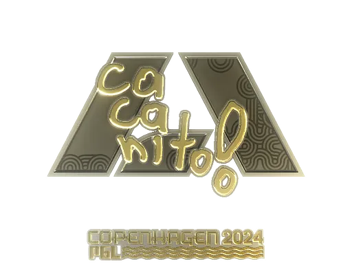 印花 | CacaNito（金色）| 2024年哥本哈根锦标赛
