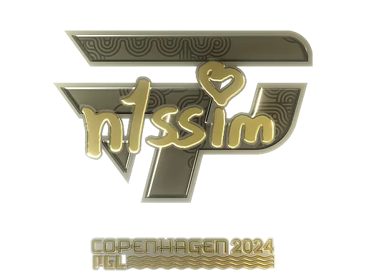 印花 | n1ssim（金色）| 2024年哥本哈根锦标赛