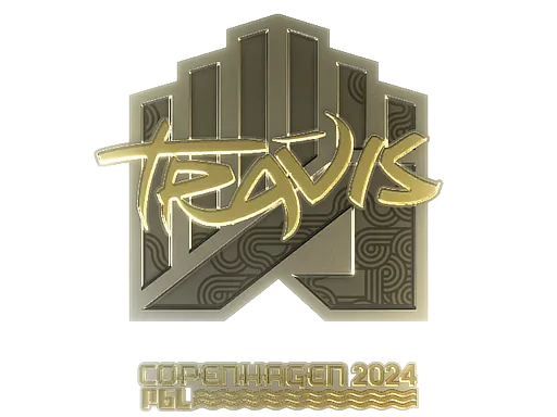 印花 | TRAVIS(金色)| 2024年哥本哈根锦标赛