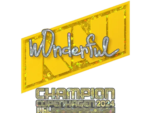 印花 | w0nderful（闪耀，冠军）| 2024年哥本哈根锦标赛