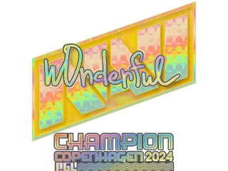 印花 | w0nderful（全息，冠军）| 2024年哥本哈根锦标赛