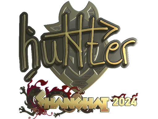 印花 | huNter-（金色）| 2024年上海锦标赛