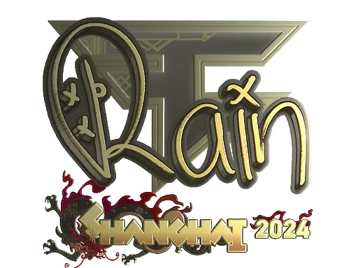 印花 | rain（金色）| 2024年上海锦标赛
