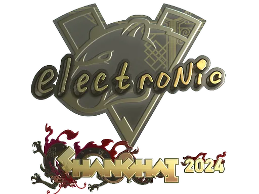 印花 | electronic(金色)| 2024年上海锦标赛