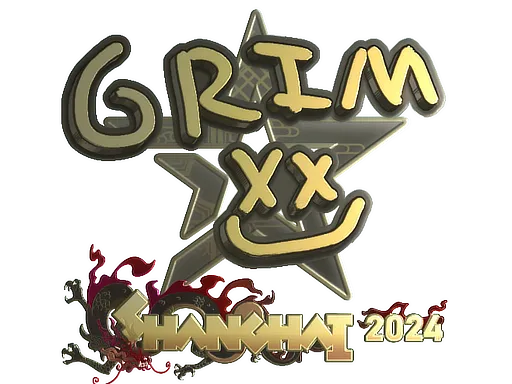 印花 | Grim（金色）| 2024年上海锦标赛
