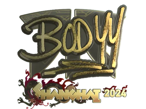 印花 | bodyy（金色）| 2024年上海锦标赛
