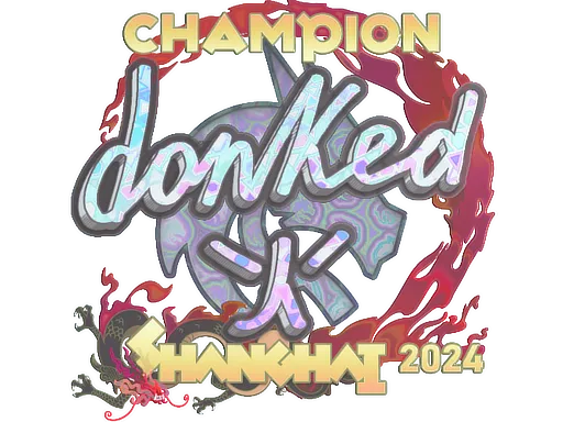 印花 | donk（全息，冠军）| 2024年上海锦标赛