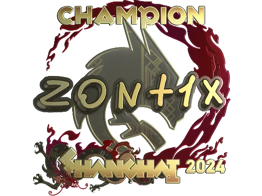 印花 | zont1x（金色，冠军）| 2024年上海锦标赛