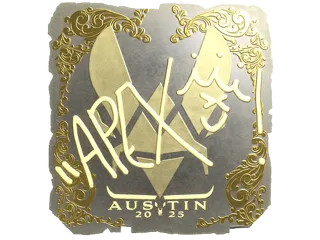印花 | apEX（金色）| 2025年奥斯汀锦标赛