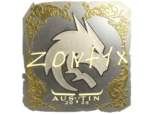 印花 | zont1x（金色）| 2025年奥斯汀锦标赛