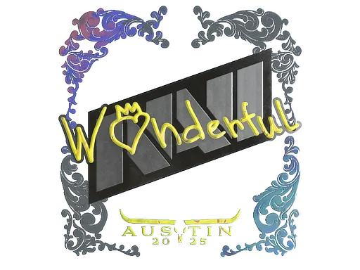 印花 | w0nderful(全息)| 2025年奥斯汀锦标赛