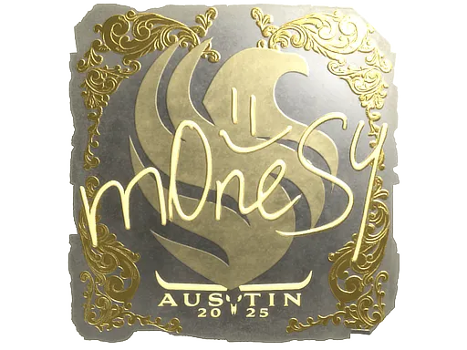 印花 | m0NESY（金色）| 2025年奥斯汀锦标赛