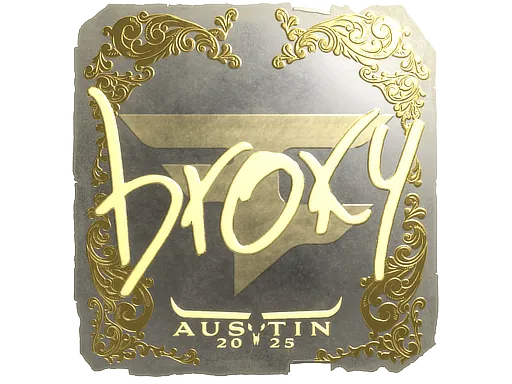 印花 | broky（金色）| 2025年奥斯汀锦标赛