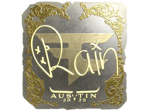 印花 | rain(金色)| 2025年奥斯汀锦标赛