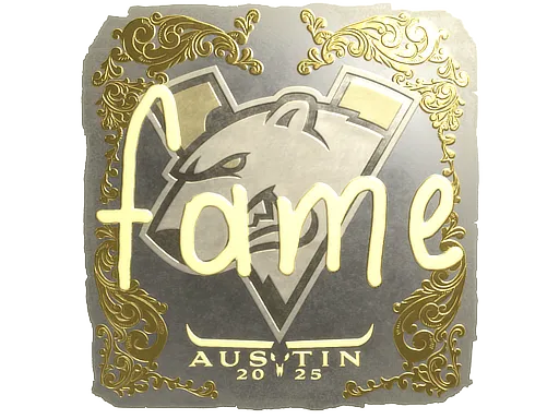 印花 | fame(金色)| 2025年奥斯汀锦标赛