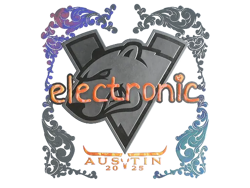 印花 | electronic(全息)| 2025年奥斯汀锦标赛
