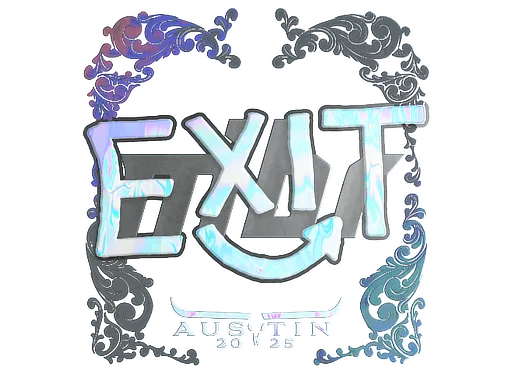 印花 | exit（全息）| 2025年奥斯汀锦标赛