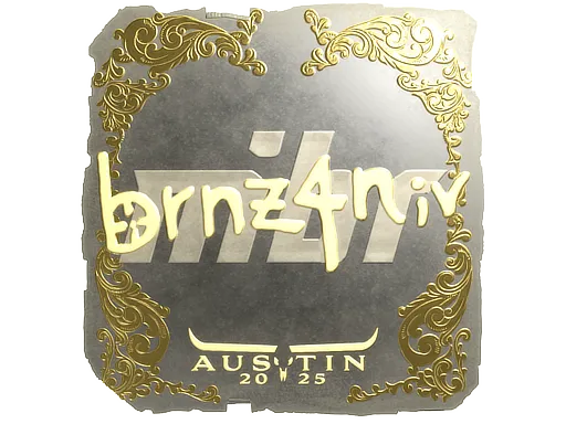 印花 | brnz4n(金色)| 2025年奥斯汀锦标赛