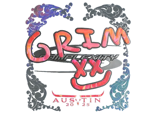 印花 | Grim（全息）| 2025年奥斯汀锦标赛